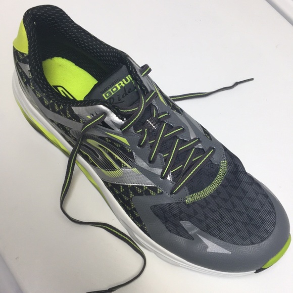 skechers go run womens gold